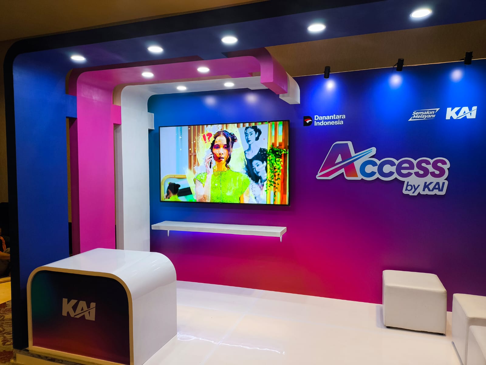 Boothspace.id booth desain KAI Expo Jakarta Pasar Senen