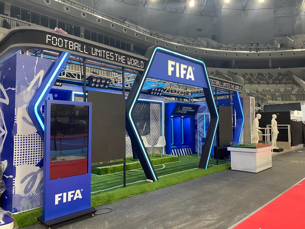FIFA Event Booth Stand Football Unites The World Jakarta Expo - Project Boothspace ID Archive
