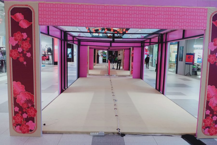 Dekorasi tematik imlek 2025 gate summarecon mall bandung by boothspace id