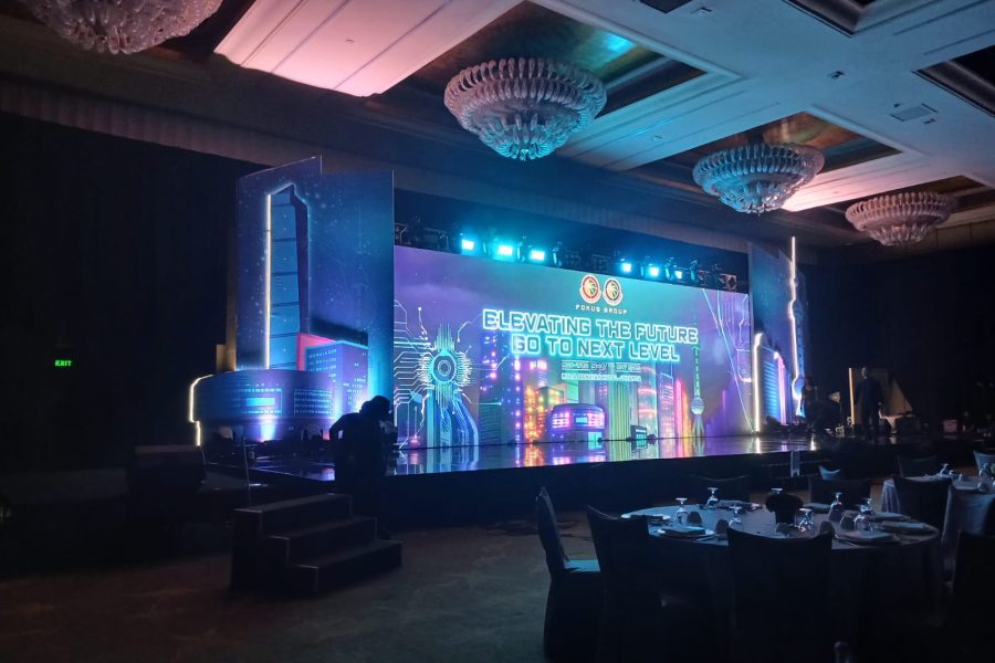 Jasa desain dan pembuatan booth event, gathering, meeting company, brand, instansi, BUMN, etc.
